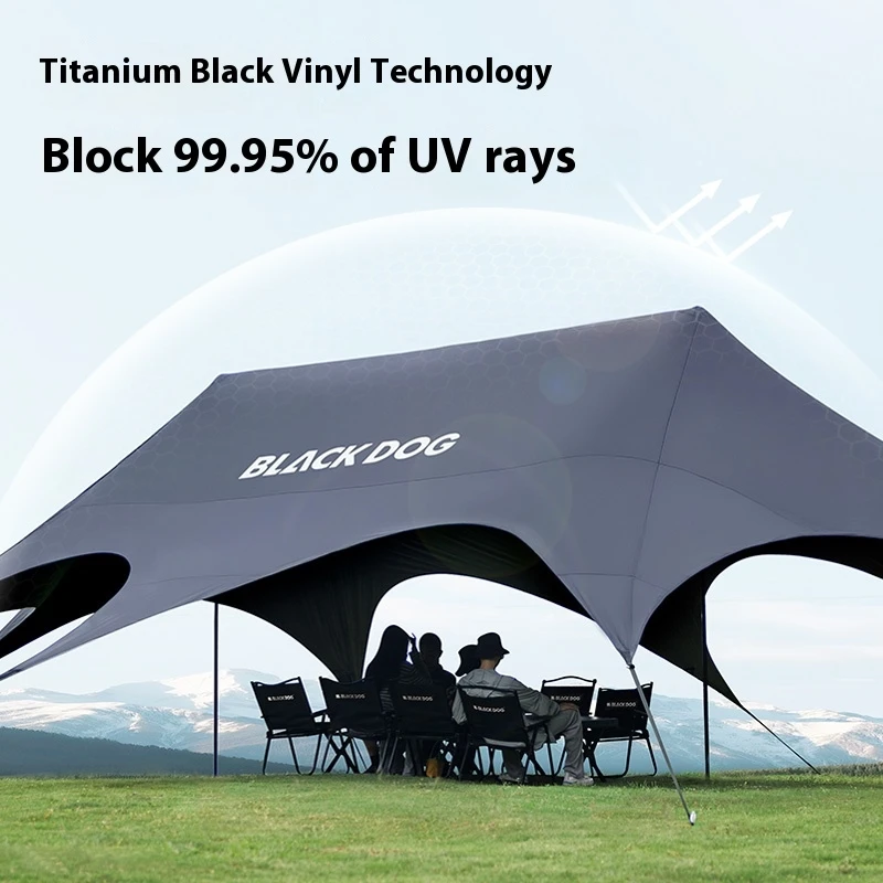 Naturehike BLACKDOG Camping Black Coating Sun Shelter UPF21000