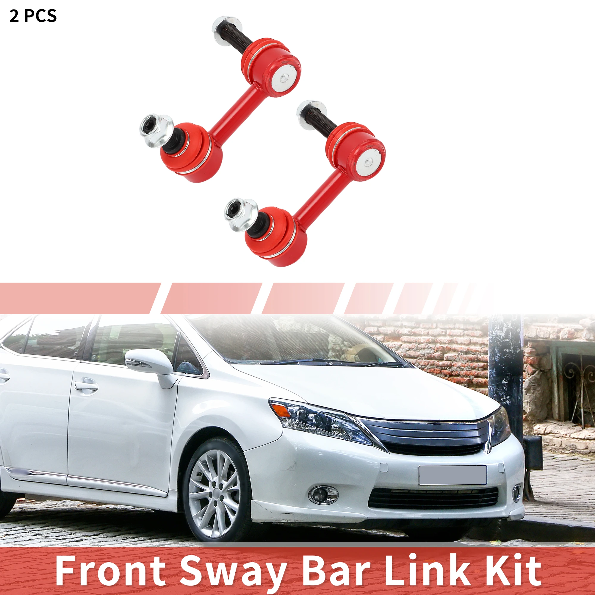 UXCELL 2pcs Front Sway Bar Links Stabilizer Link Kit for Lexus LS460 2007-2016