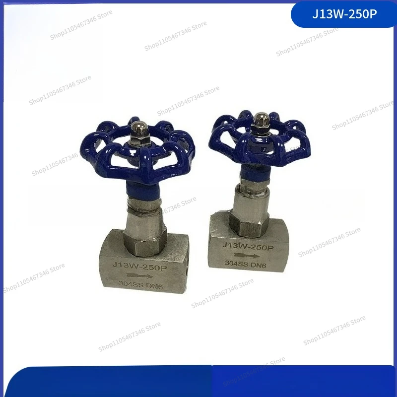 For 304 Thread Needle Valve Stainless Steel Inner Wire Needle Valve J13W-160P High Pressure Needle Valve Internal Thread Needle