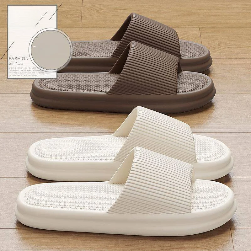 

Men's Summer Indoor Anti-Slip Couple EVA Slippers Comfortable Sensation Home Slippers Simple Style Bathroom Shoes Couple Sandals