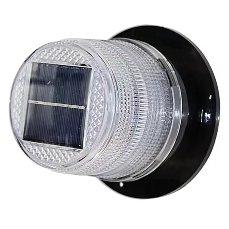 ABMH-Solar Flash magnetico Spia notturna Lampada lampeggiante per auto Camion Baliza sul tetto Batteria wireless Luci di emergenza stroboscopiche