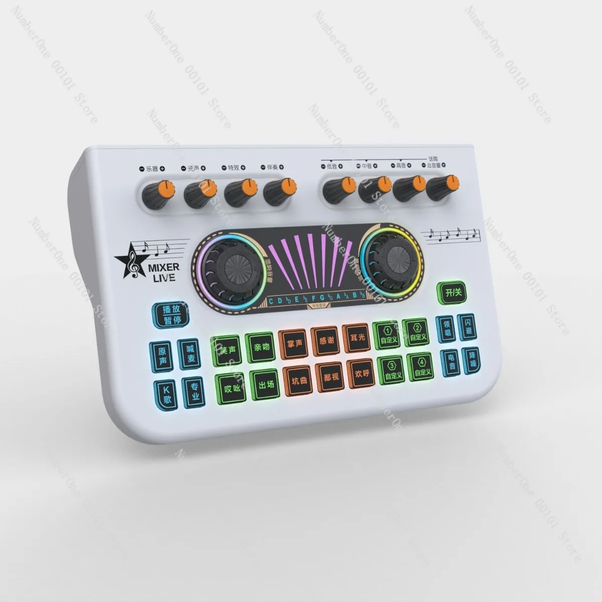 X3 digital mixer live broadcast sound card live broadcast special cross-border hot sale
