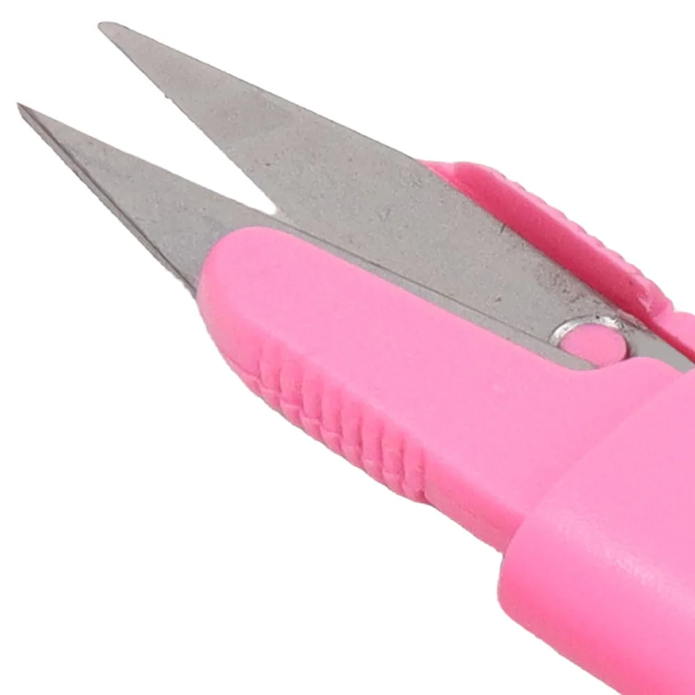 4pcs Portable Stainless Steel Thread Snips Round Lightweight Mini Scissors Yarn Cutter Knit