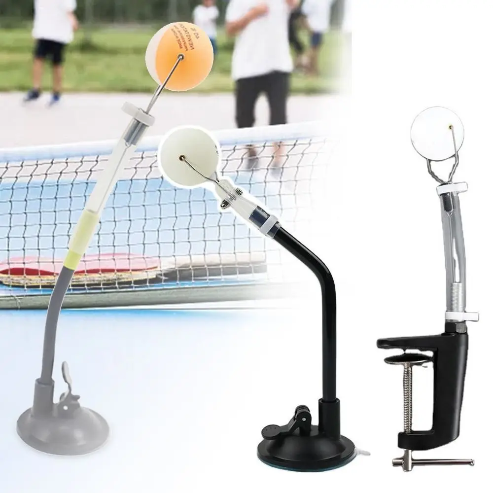Professional Fixed Robot Suction Cup Fixation Table Tennis Trainer Machine Self Training Ping Pong Serve Ball Stroking