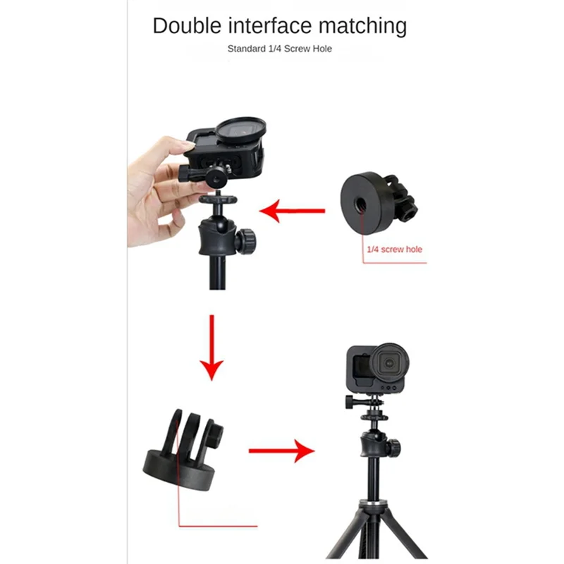 EDT-для Gopro Аксессуары Конверсионная база Аксессуары для фотосъемки Портативный адаптер для экшн-камеры