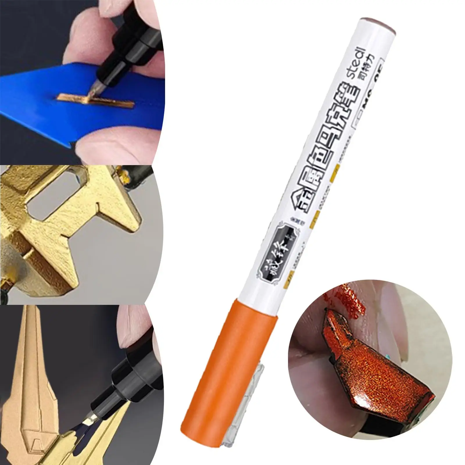 DIY Paint Model Pen Metallic Marker Pen for Model Planes Crafts Model Cars
