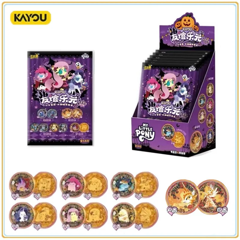 

В наличии оригинальный KAYOU My Little Pony двухсторонний значок конфет со звездой в стиле фэнтези, первая пуля, аниме-персонаж, игрушки, подарки