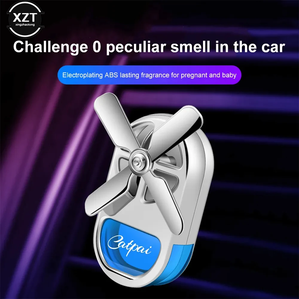 Car Aromatherapy Air Freshener Rotating Propeller Vent Fragrance Aromatherapy Creative Mini Perfume Decoration Accessories