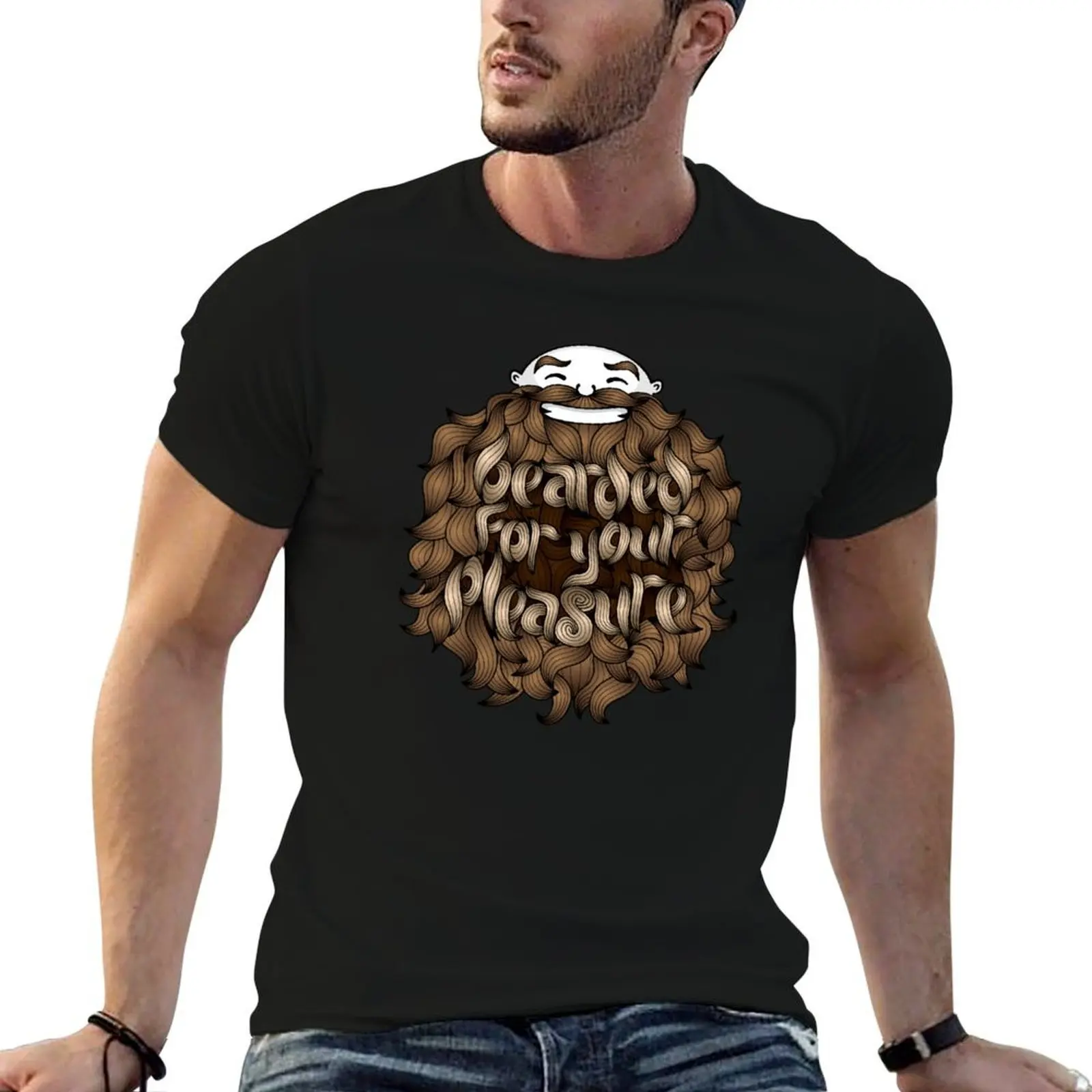 Bearded for Your Pleasure T-Shirt anime figures summer top t shirts men