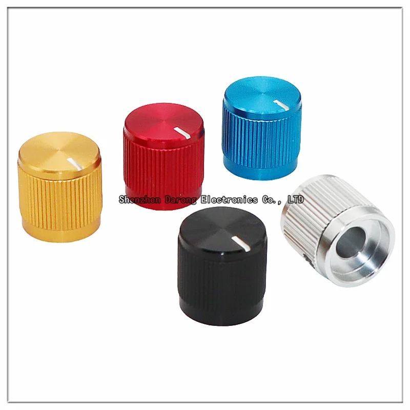 15×15 all aluminum pull knob cap Potentiometer encoder screw cap Electronic instrument equipment switch cap screw knob cap