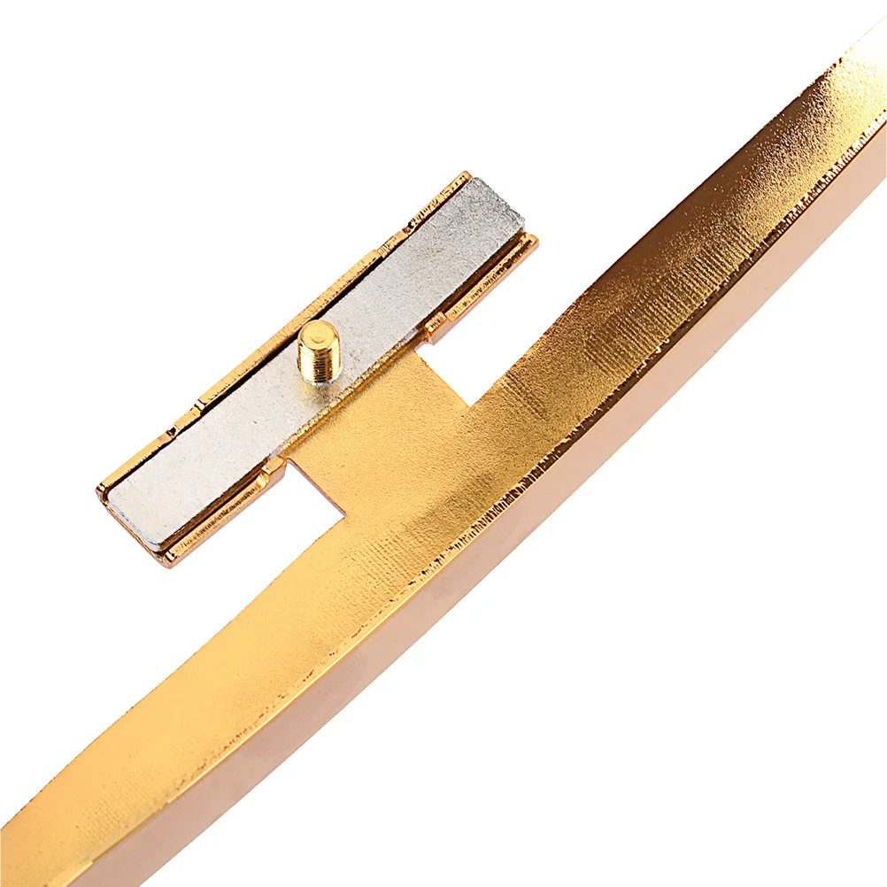 

Golden Zinc Alloy Banjo Armrest Mirror Finish Single Leg For Vintage Banjo Restoration Replacement Part Ha18 Instrument