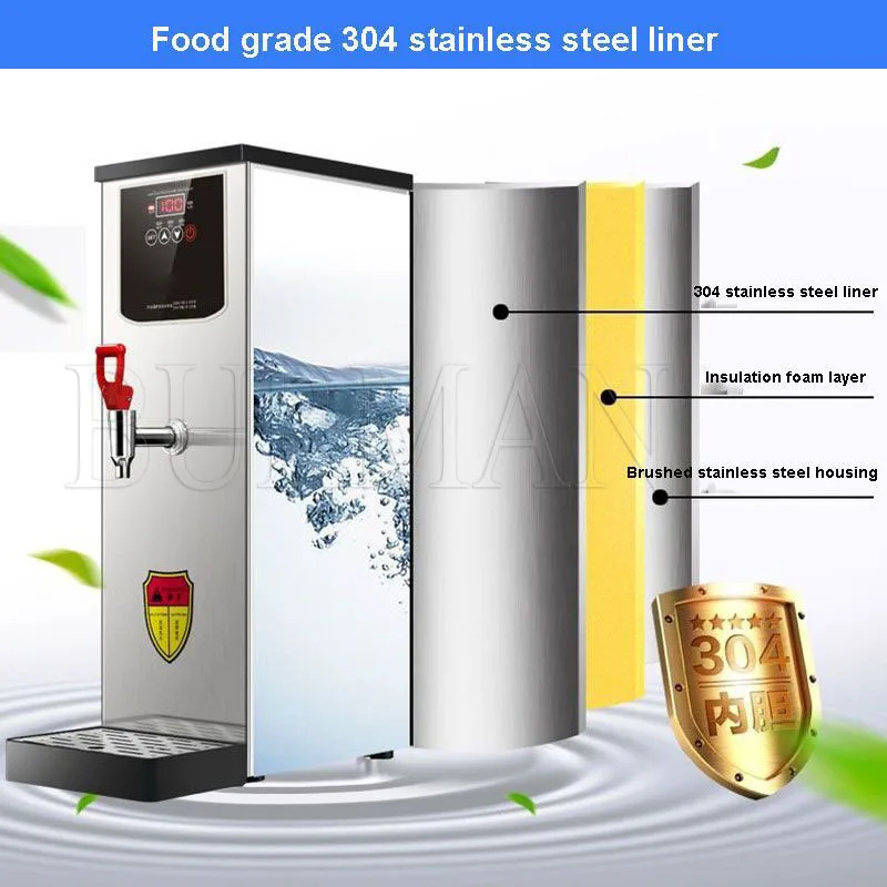 Commercial Smart Water Boiling Machine  Hot Water   Stainless Steel For Bubble Tea Shop