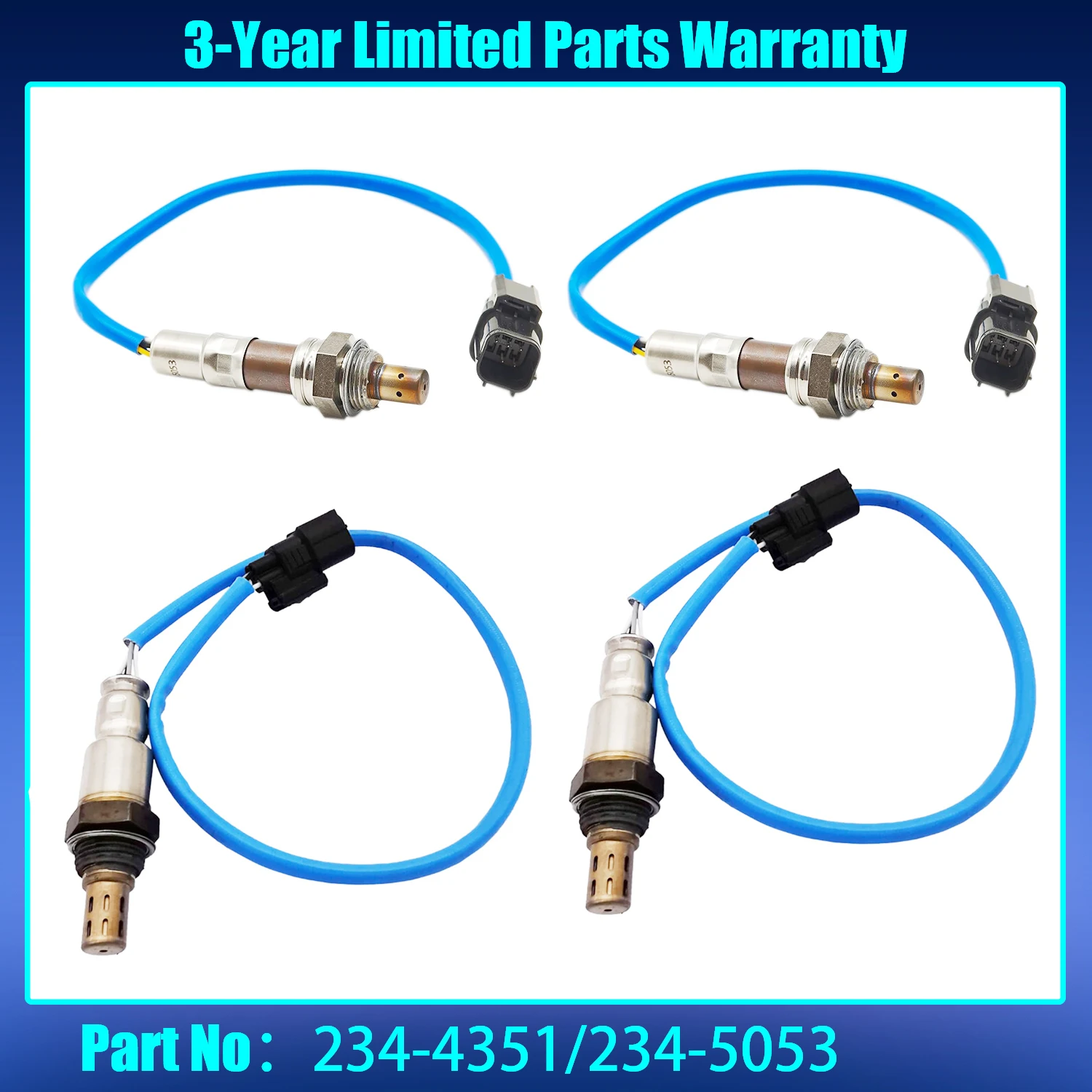 

4Pcs Upstream Downstream Oxygen O2 Sensor Compatible with Acura MDX 3.7L 3664CC V6 Gas SOHC Naturally Aspirated 2007 2008 2009