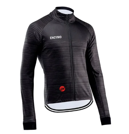 NEW Pro Team Spring Autumn Road Cycling Jersey ENCYMO Men's Long Sleeve Mountain Racing Bicycle Clothing Maillot Ropa