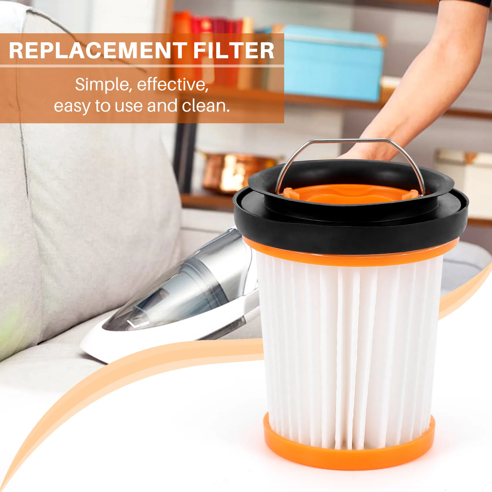 3 قطعة مرشحات لأجزاء القرش W1 اللاسلكية المحمولة Wv200 Wv201 Wv205