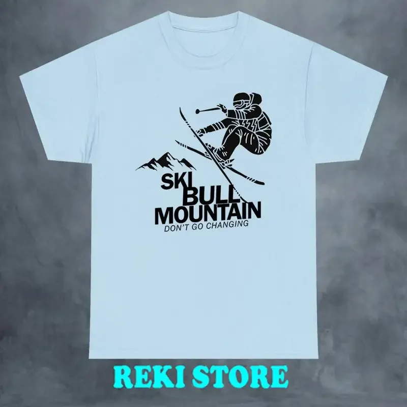 Ski Bull Montain Men's Blue T shirt Size S 5XL