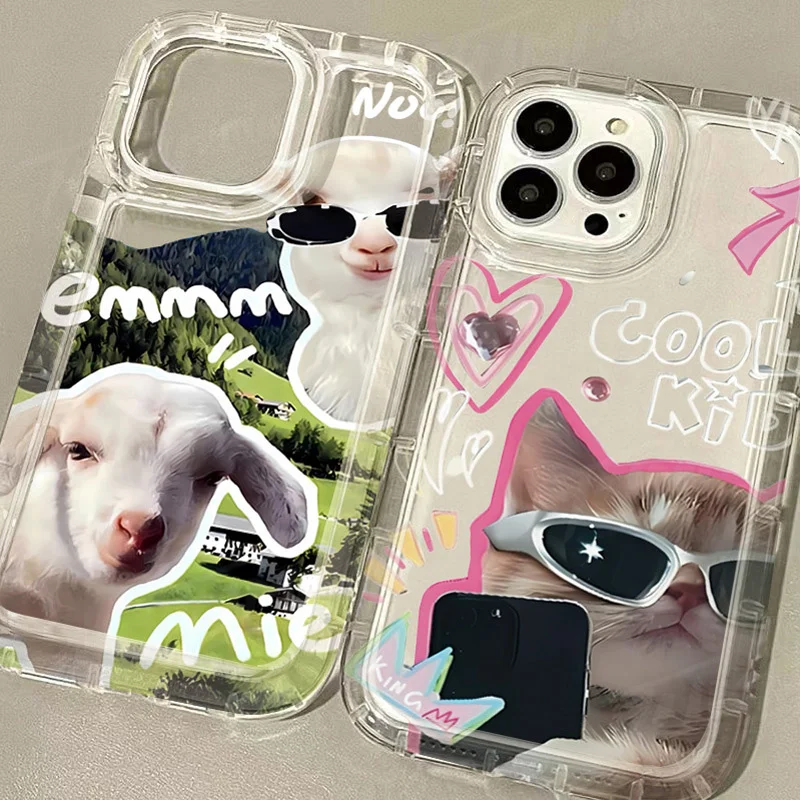 Lovely Hamburg Dog Cat Clear Case for VIVO S15 V20 V21 V23 V23E V25 V27 V27E V29 V40 5G Pro Airbag Shockproof Cover