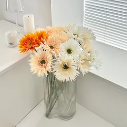 5pcs Artificial Daisy Gerbera Franc Daisy Small Fresh Wedding Home Decoration Wedding Photography Props