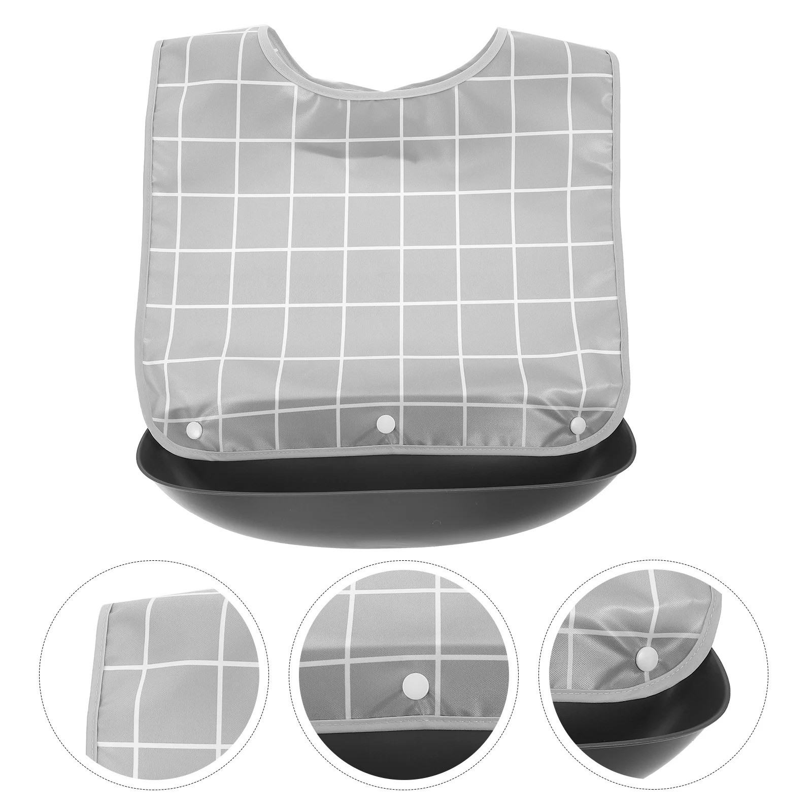 

Adults Waterproof Elderly Bib Adjustable Size L Comfortable Mealtime Eating Apron for Seniors Adults Bibs Waterproof Elderly Bib