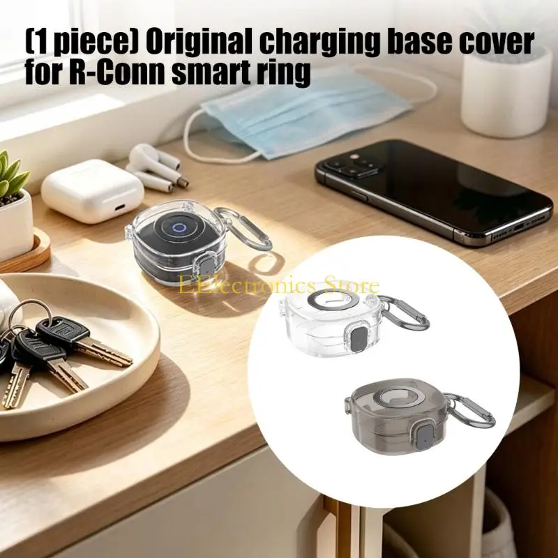 B03C Dock Base Case for Original Charging Dock, Flexible Cover with Bottom Port Opening for Desk, Bedside, and Daily Storage
