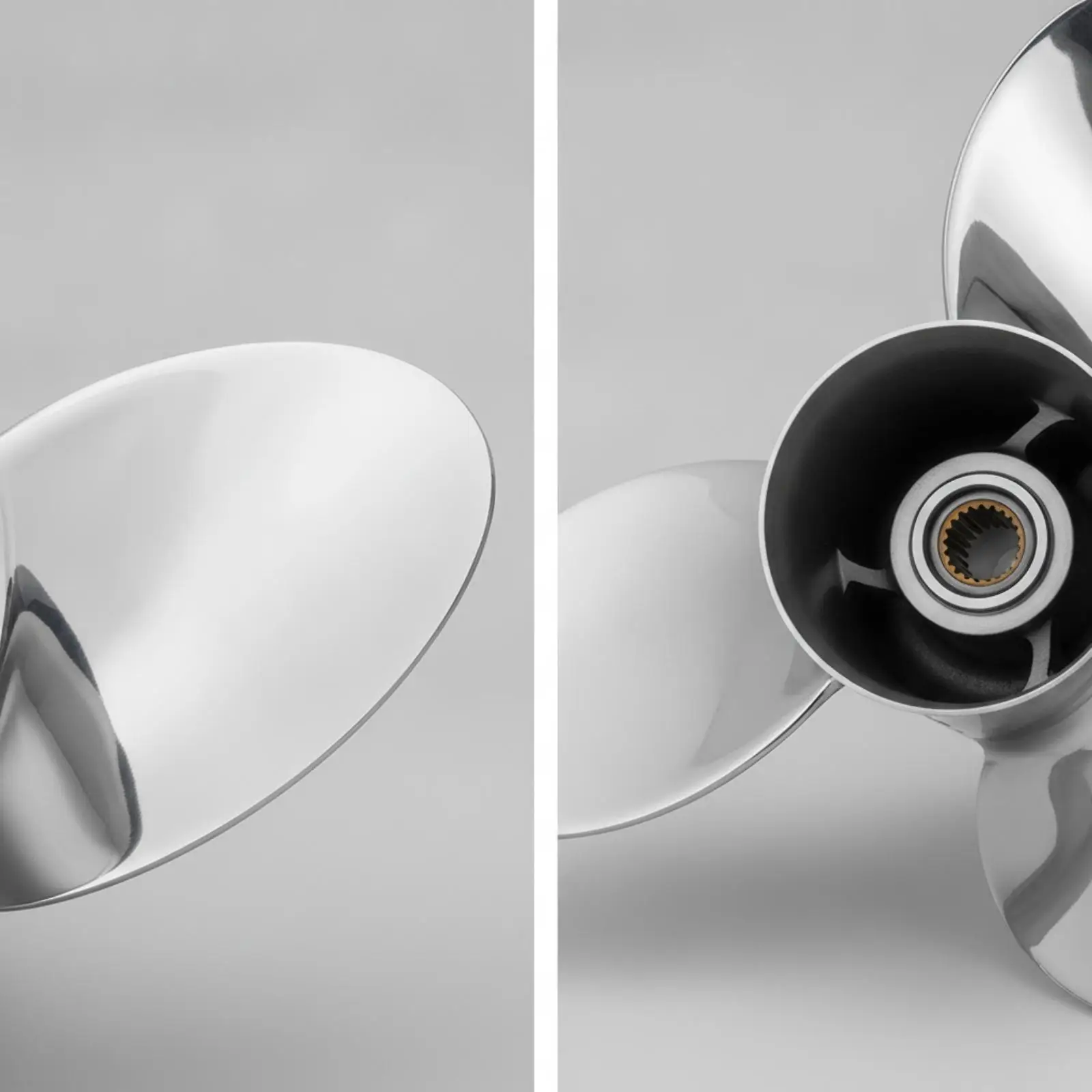 Marine Engine Propeller Stainless Steel 3 Blade Fit Suzuki Outboard Motor 35 65 HP