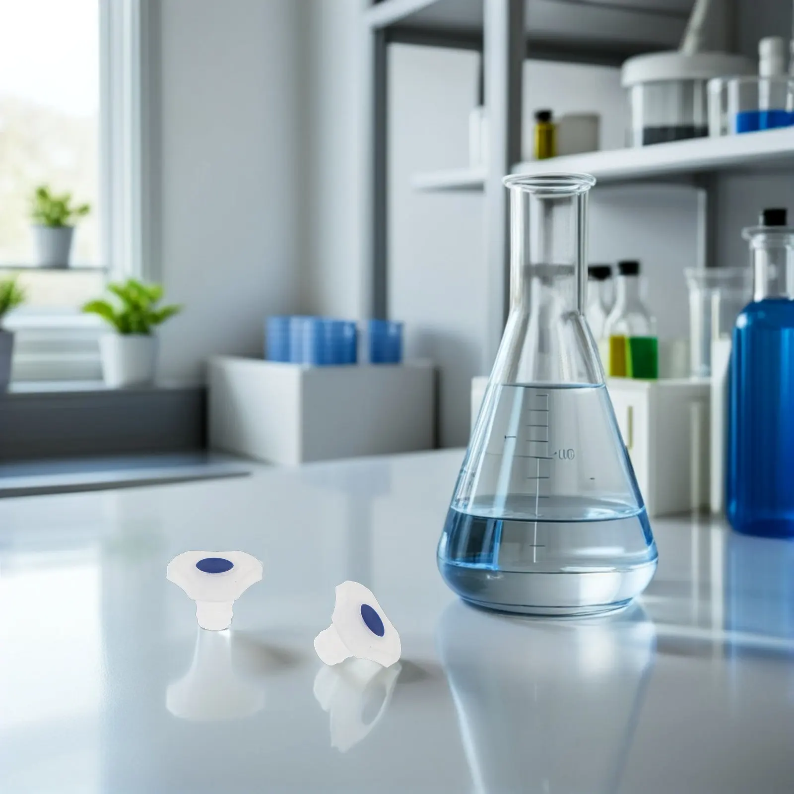 Lot de 30 bouchons anti-poussière pour entonnoir de laboratoire de chimie, capuchons de rechange pour équipement de laboratoire analytique