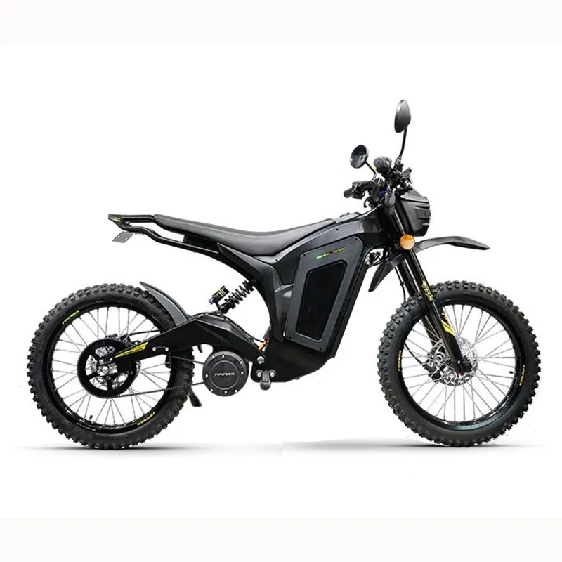 Carbon fiber electric motocross bike 72v45ah high capacity lithium battery 6000w medium motor 80km/h emtb motorcycle