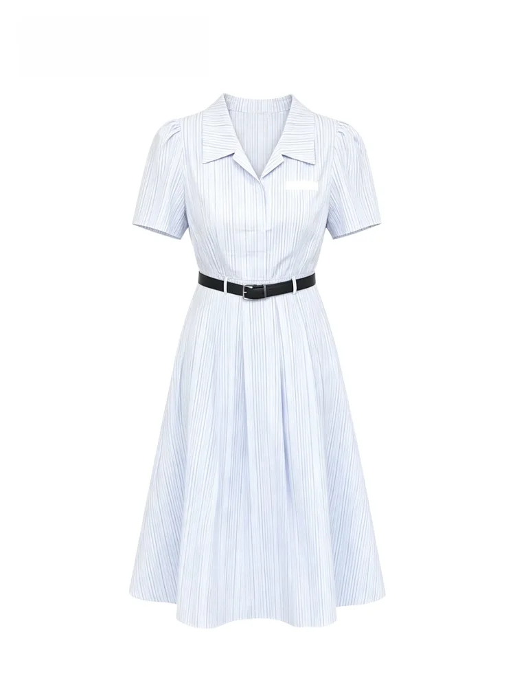 

Fashionable Short Sleeve Dress CaraCLUB plus Size Summer Skirt City Walk Polyester Fiber Standard Fit Zipper Side Opening