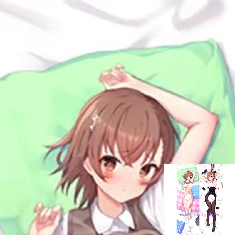 

Dakimakura Anime Pillow Cover Misaka Mikoto Double Sided Print Life-size Halloween Christmas Decoration
