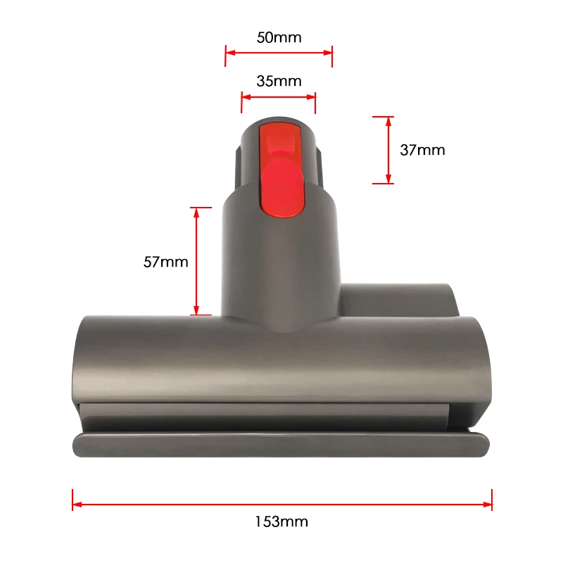 Mini Gemotoriseerde Gereedschapsborstelkop Voor Dyson V6 Dc V7 V8 V10 V11 V15 Stick Stofzuiger Mijt Verwijdering Zuigkop Vervang Onderdelen