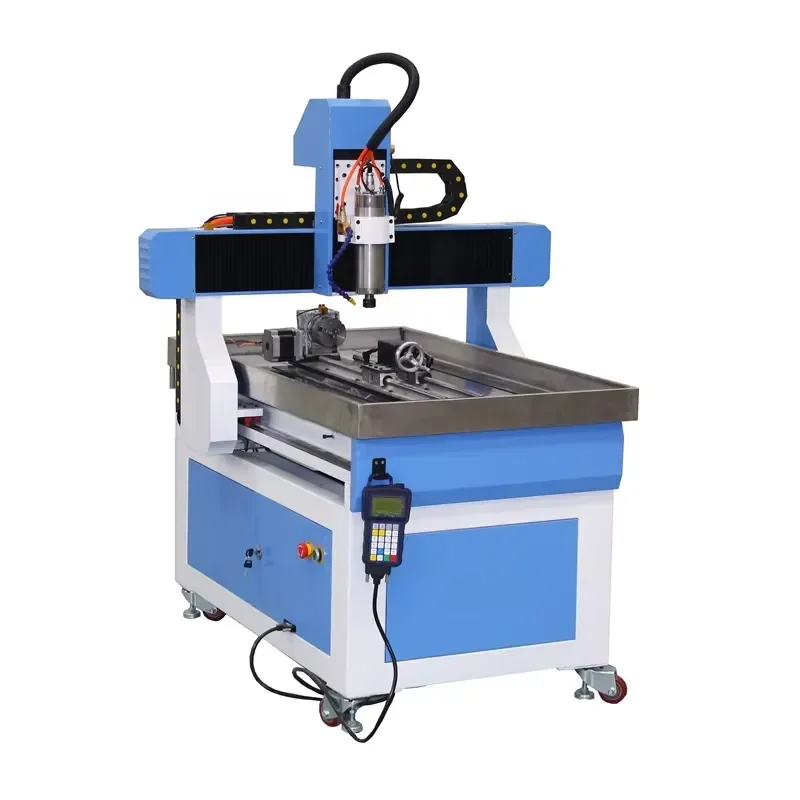 4 Axis 6090 CNC Router Machine for Wood Stone Carving