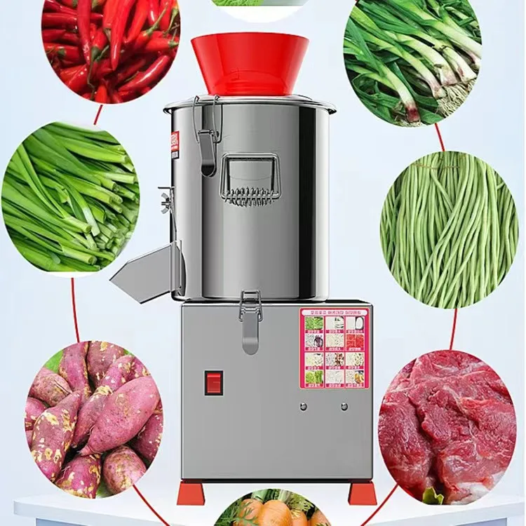 Commercial Electric Automatic Vegetable Chopper for Cabbage Potato Onion & Tomato New Condition for Restaurant Use