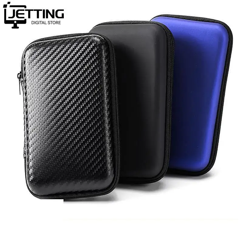 전자 여행 주최자 하드 휴대용 전원 은행 케이스 충격 방지 운반 케이스 충전 케이블용 하드 보호 EVA 케이스