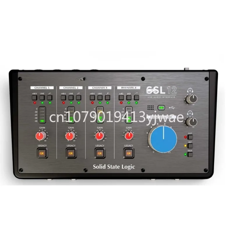 Solid State Logic SSL 12 USB Audio Interface 4 x SSL-designed mic preamps with unrivalled EIN performance and huge gain range