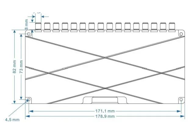 UHF 16 قناة وحدة rfid تردد الراديو تحديد خزانة إدارة الملفات خزانة ذكية بروتوكول GJB7377