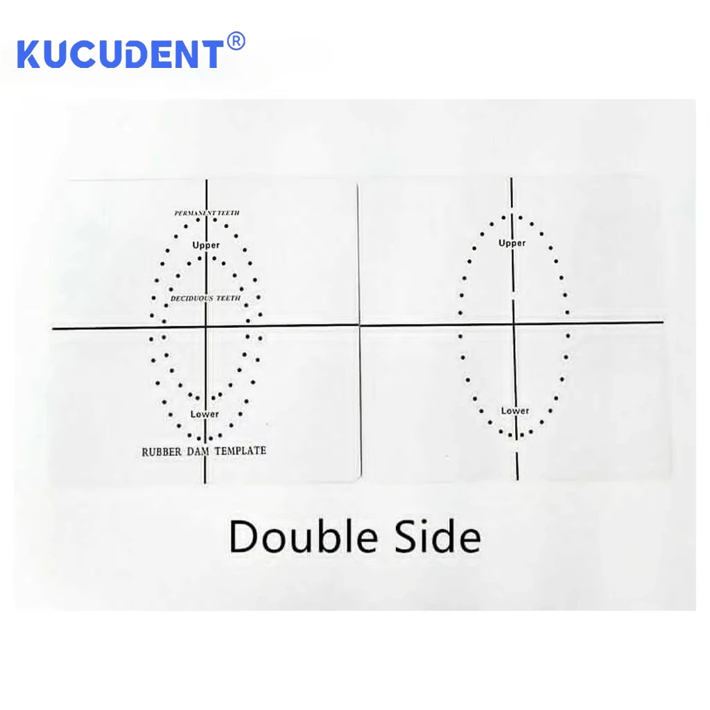 KUCUENDENT 1 PC 歯科ラバーダムパンチ穴位置決めボードバリアテンプレート歯科医ラボ器具ツール正確な