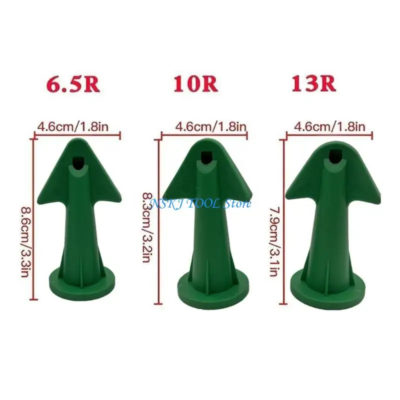 L8RC 3Pcs Silicone Scraping Trowel Caulking Nozzle Sealant Nozzle Scraping Set