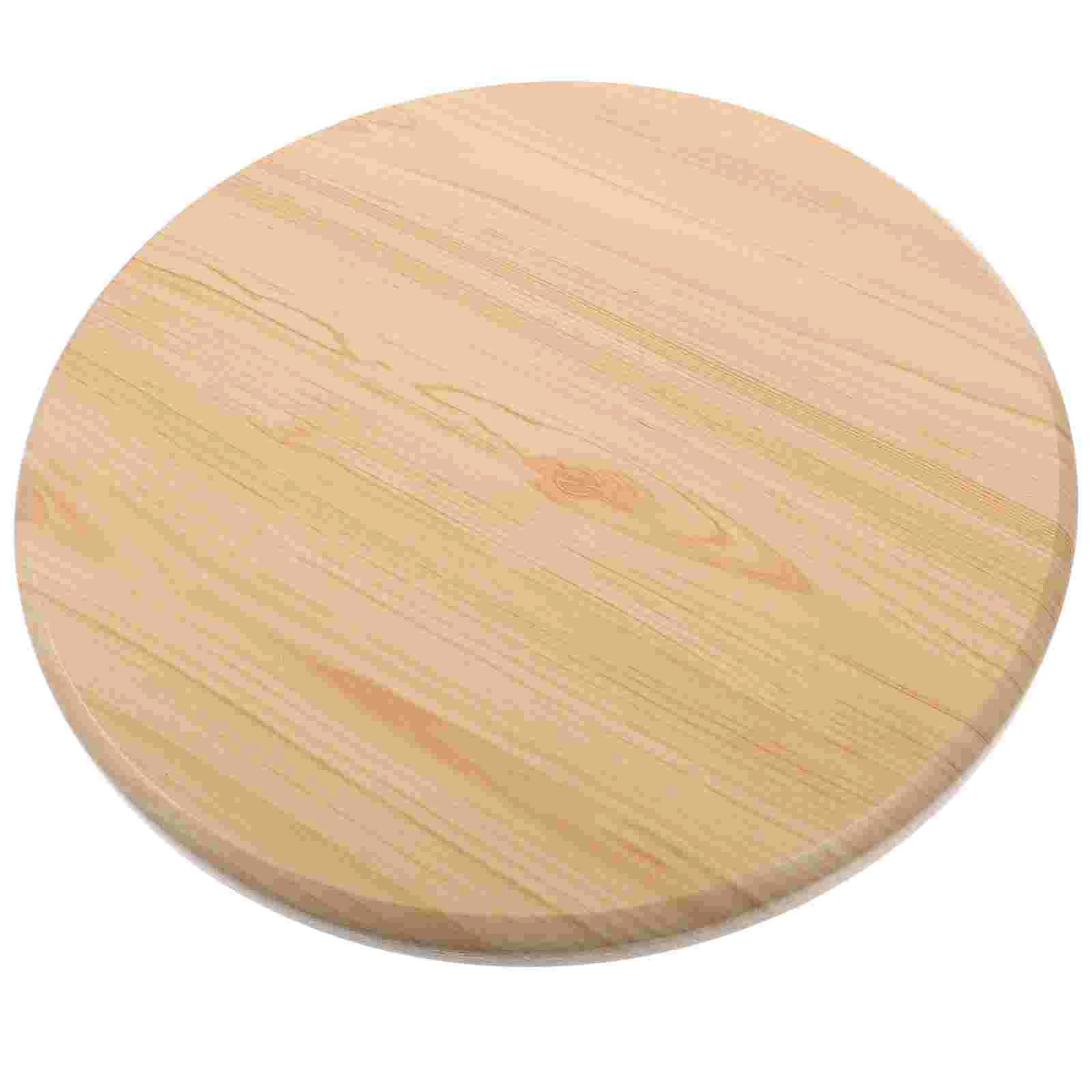 

Compressed Board Wood Grain Stool Surface Beautify Seating Round Replacement for Restaurant Chair Wooden