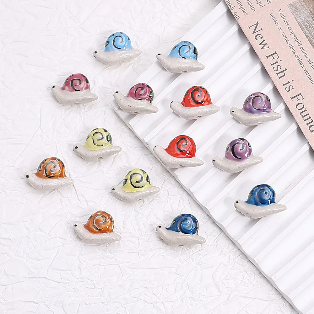 5PCS 22x19mm Christmas Theme Five Pointed Star Acrylic Through Hole Beads Cartoon Printed DIY Handmade Embossed Printing Materia