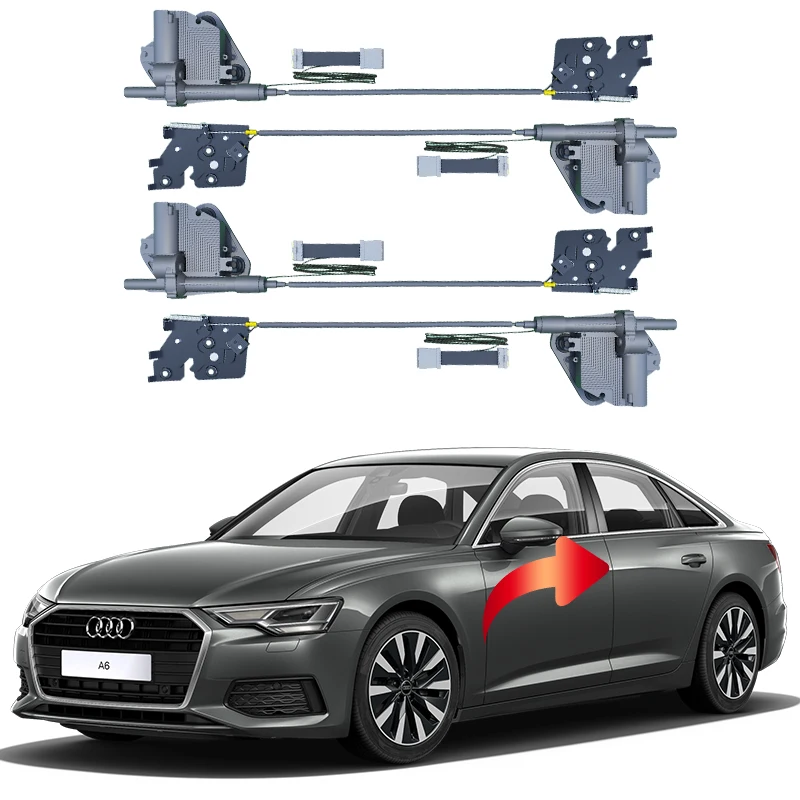 

For Audi A6 C7 Original car mechanical lock modified electric suction lock accessories suction door Soft Close Tools