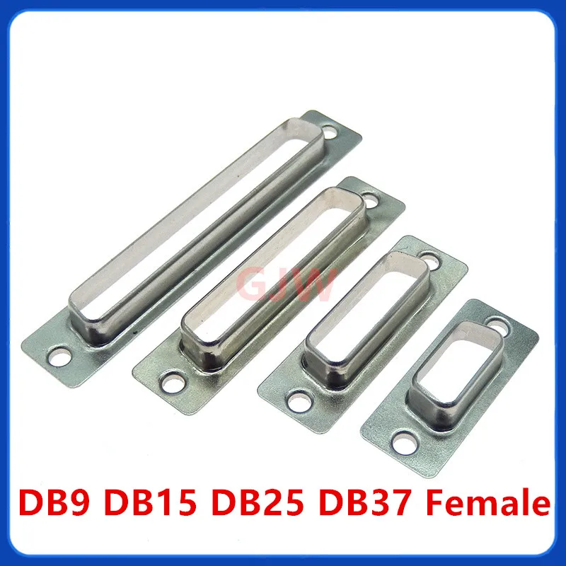 5PCS DB Serial Port Outer Ring Metal Shell DR9/15/25/37 Male/Female Iron