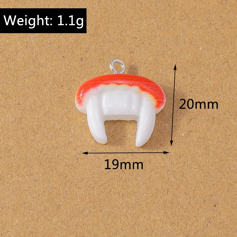 10 Stück niedlichen Harz Halloween Ghost Pumpkin Charms Anhänger für Schmuck machen Halskette Ohrringe DIY Armband Zubehör liefert – Detail 11