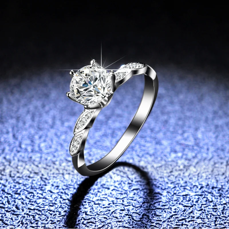 

925 Sterling Silver Six Claw Women's Ring Fashion Love and Hate Ornament Factory Live Broadcast