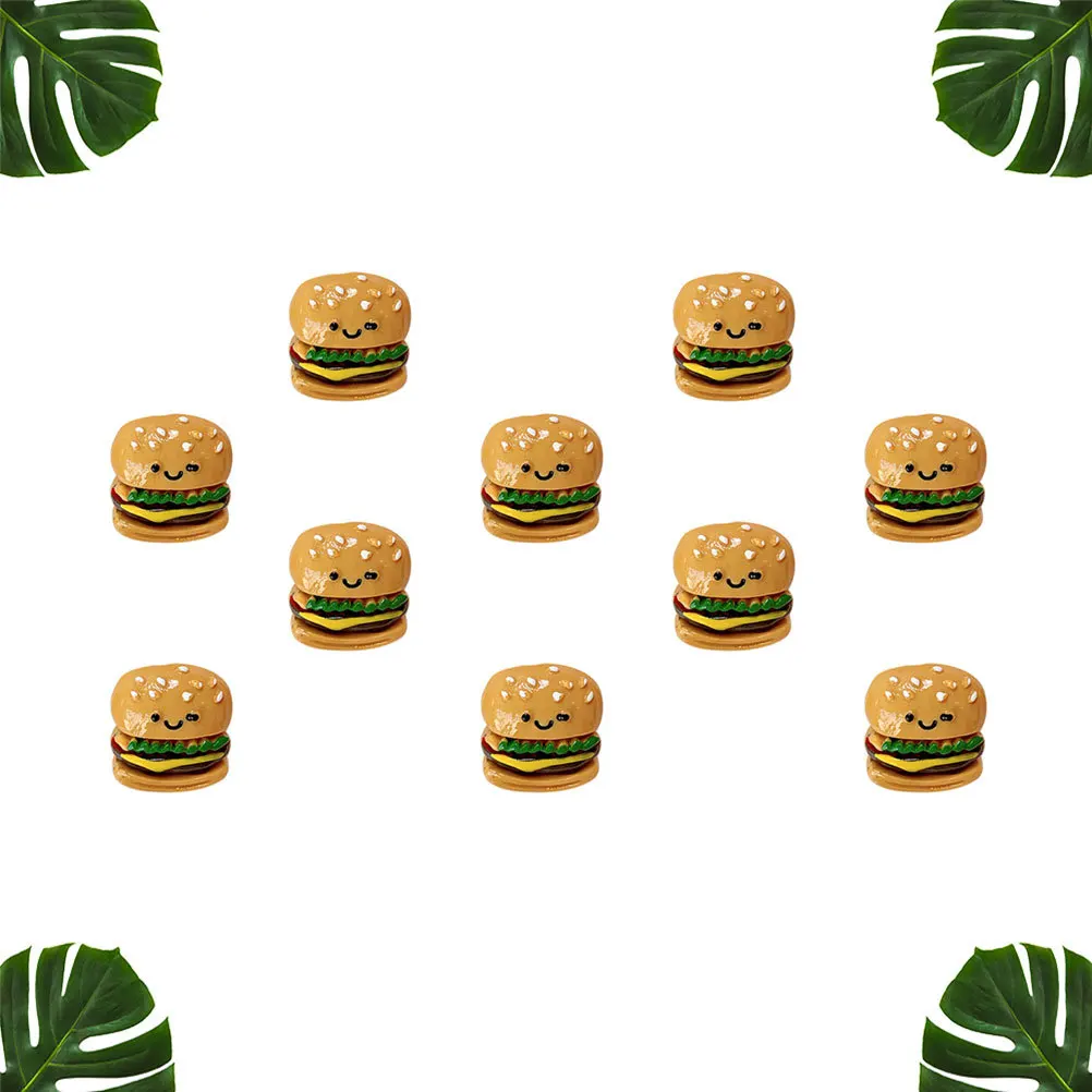 

10Pcs Creative Food Brooch Durable Decorative Pins for Clothes Bags Hats Dresses Stylish Corsage Clothes Breastpin