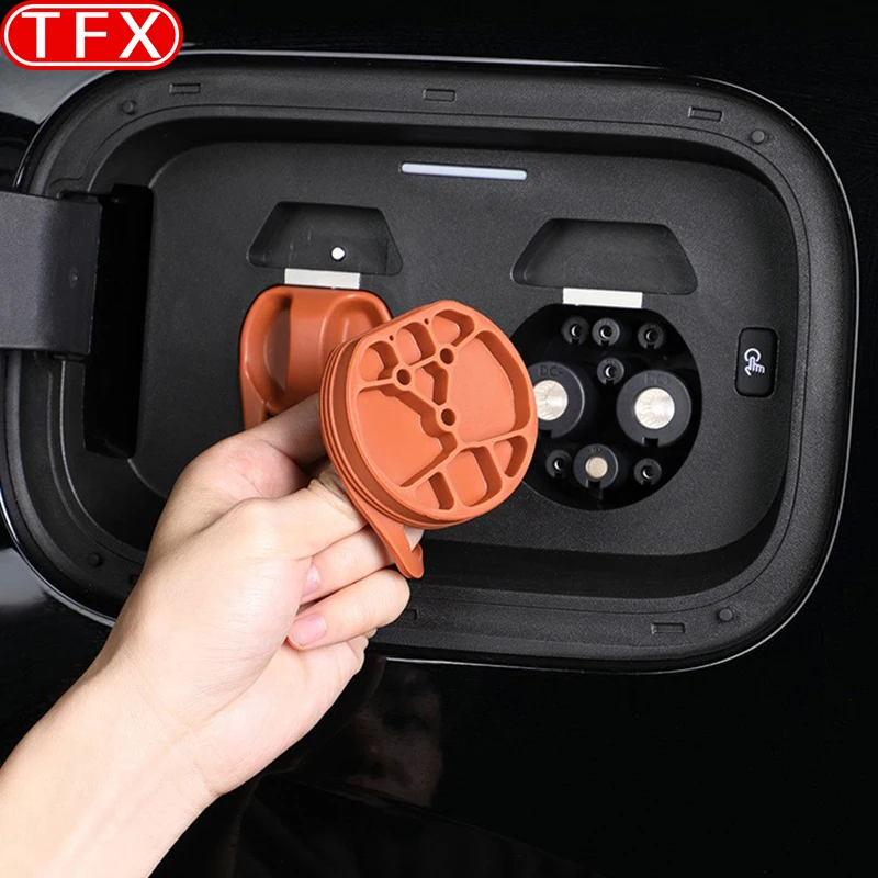 For Zeekr Mix 2024-2026 Car Styling Charging Port Waterproof Cover Silicone Integrated Protective Cover Exterior Accessories