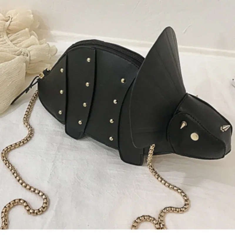 One New Funny Bag Shoulder Triangle Dinosaur Style Crossbody Casual Handbag For Woman High-Quality Messenger Versatile Luxury