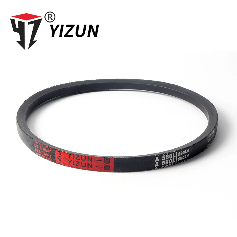 YIZUN A Type A380~660mm  Hard Wire Rubber Drive Inner Length Girth Industrial Transmission Agricultural Machinery V Belt