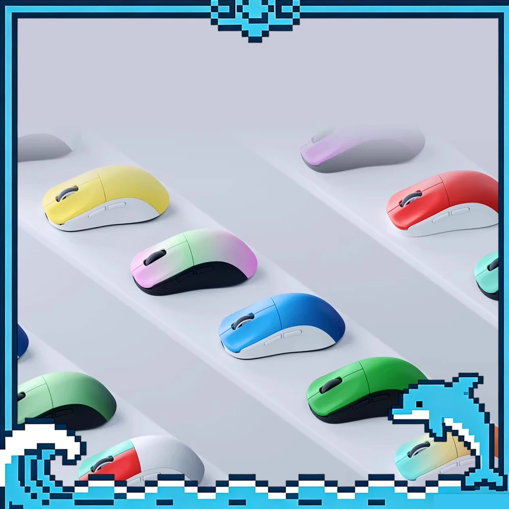 Pwnage Symm3 Wireless Mouse 8000Hz Lightweight Mice Hot Swappable Micro Switches Replaceable Shell Gaming Mouse PC Accessories