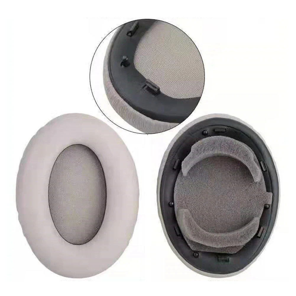 2pcs/set Replacement Ear Pads Cushion  For Sony WH-1000XM3 (WH1000XM3) Noise Reduction Enhance The Bass Performance