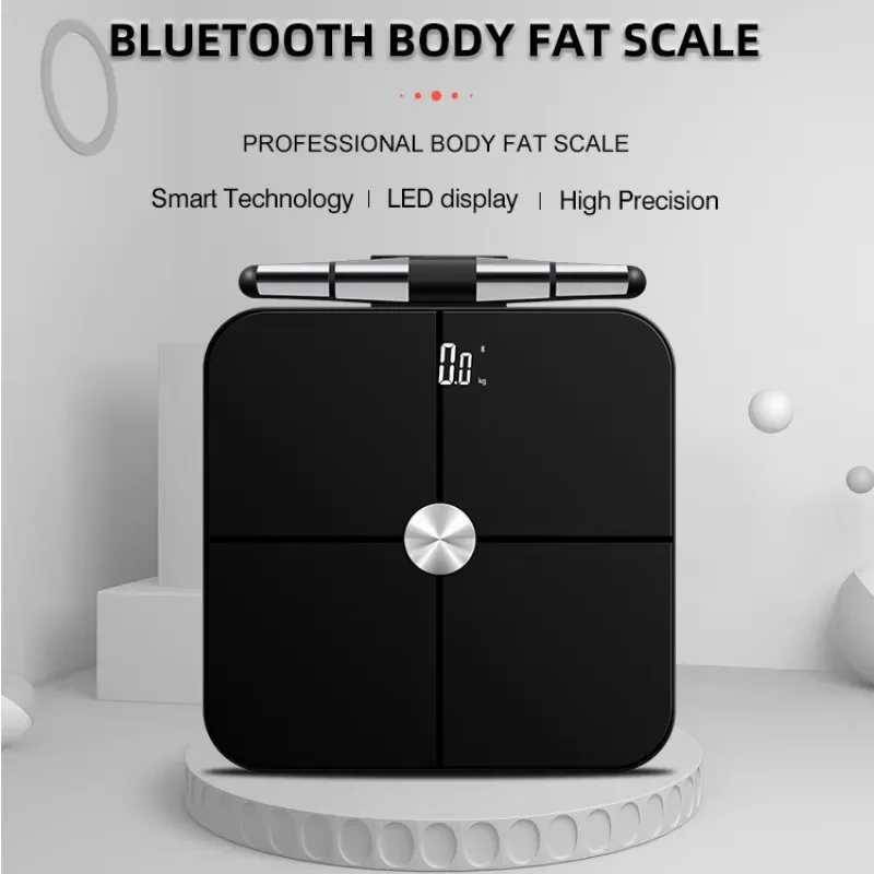 Smart 8 Electrode Scale 2023 New Bioimpedance Electronic Digital Weight Balance Fat Body Water Muscle Mass BMI Composition Scale